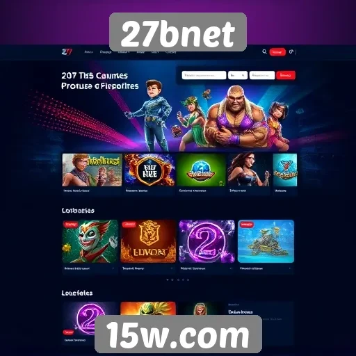 Mudanças na interface do usuário do 27bnet